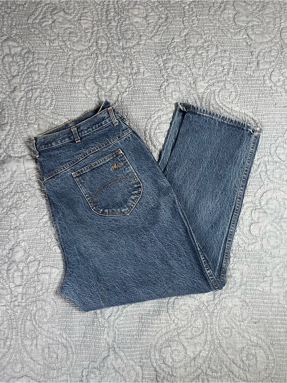 Chic Jeans Women Size: 36 90s Mom Jeans High Waisted Acid Washed
